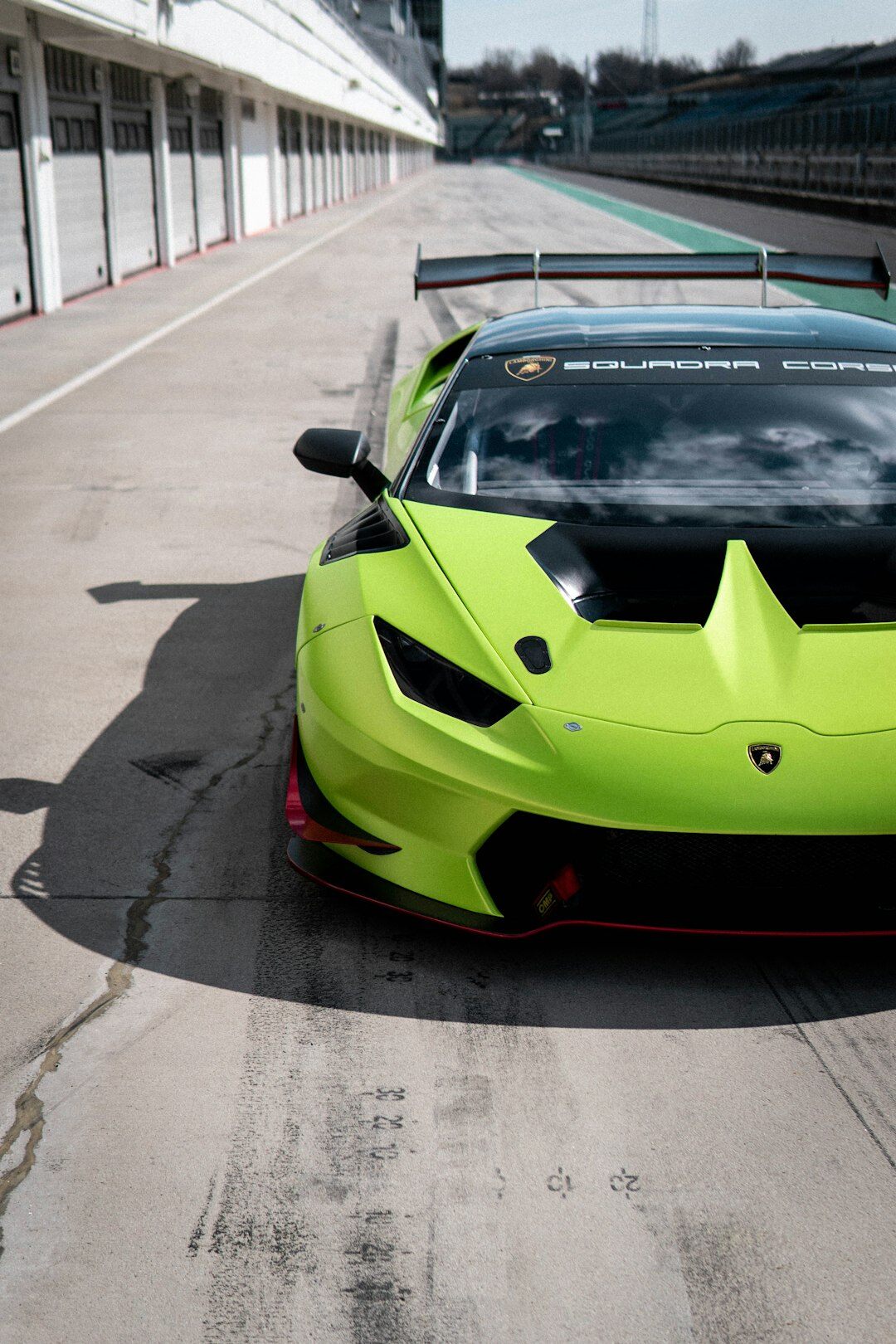 supercar on racetrack