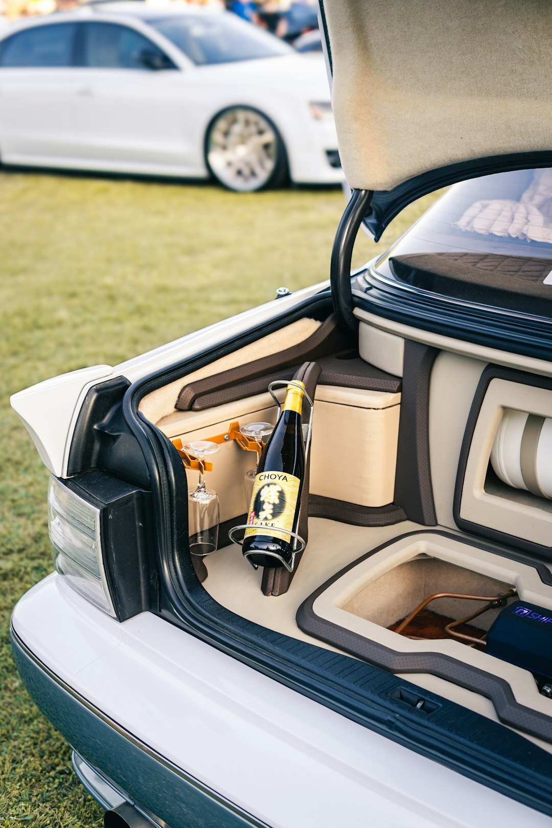 luxury sedan interior